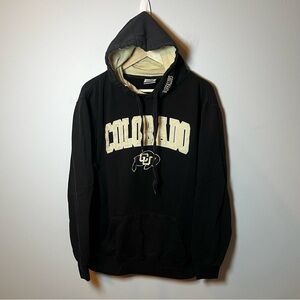 Universal Colorado Buffaloes Hoodie Men’s L Black Embroidered Sweatshirt NCAA